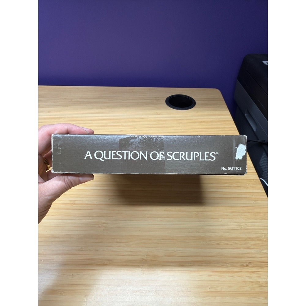 A Question of Scruples Complete Vintage 1984 Board Game Moral Dilemmas - Picture 5 of 7